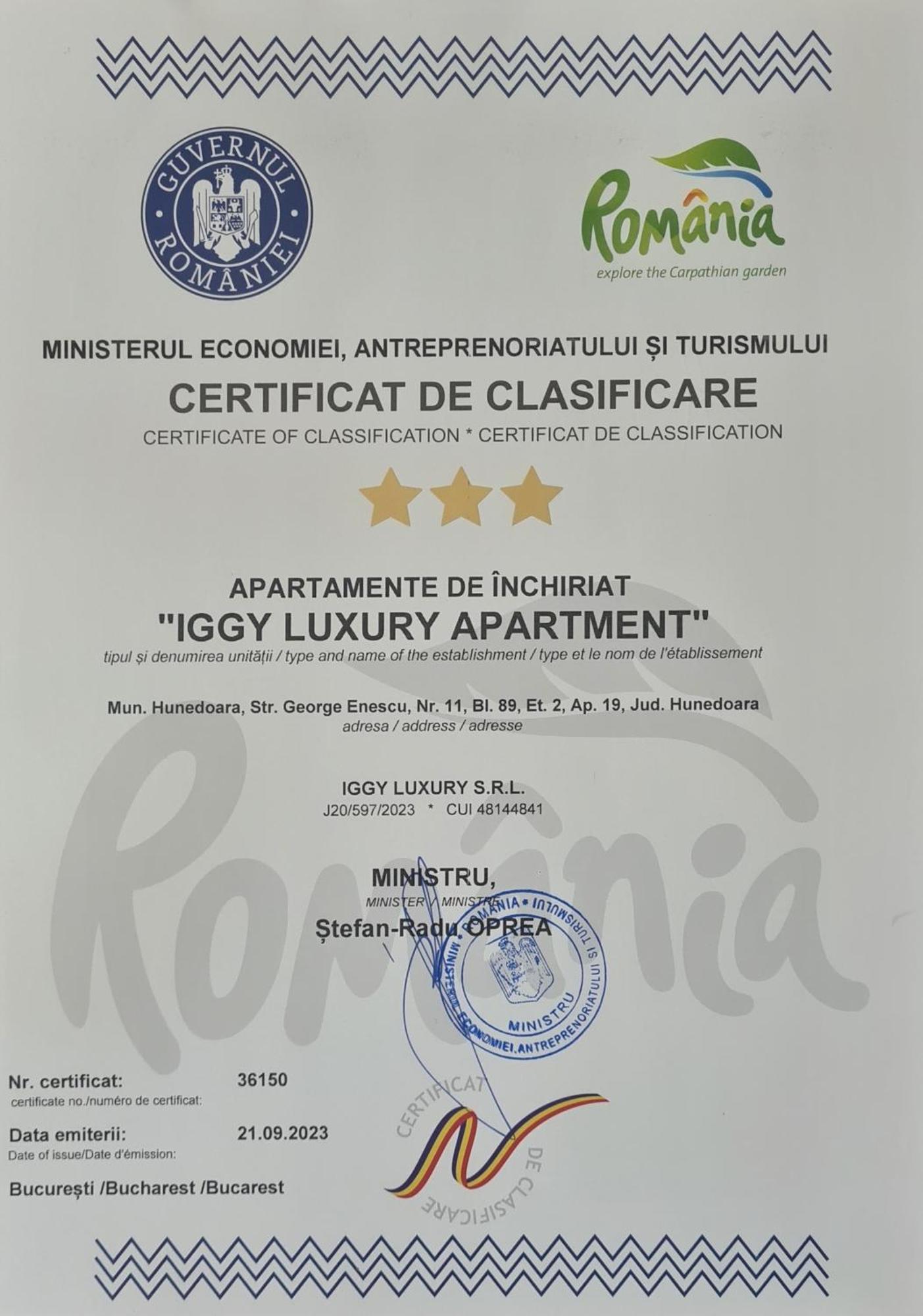 Iggy Luxury Apartment Хунедоара Екстериор снимка